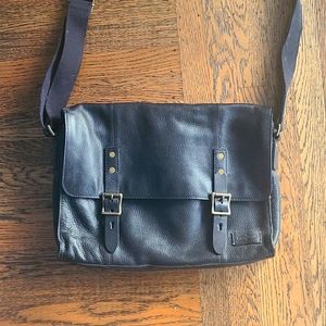 Black leather Cole Haan bag